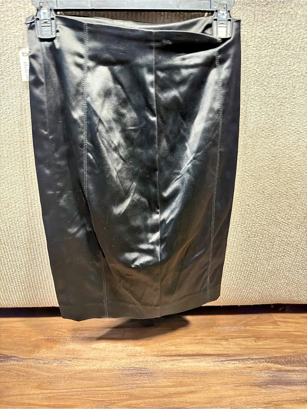 bebe RKL SKIRT Faux Leather Midi Skirt Size 2 Like New